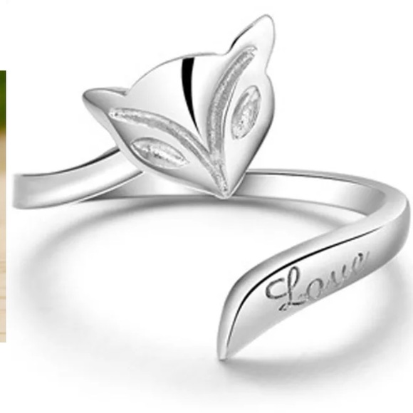 Silver Fox Love Ring - Picture 2 of 6